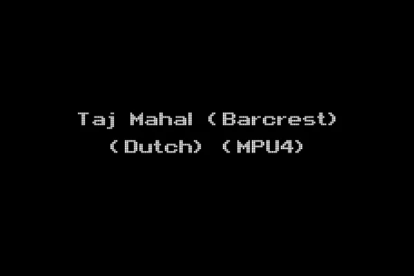 Taj Mahal (Barcrest) (Dutch) (MPU4)