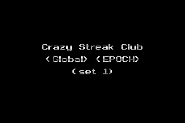 Crazy Streak Club (Global) (EPOCH) (set 1)