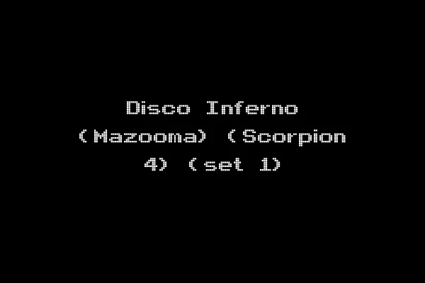 Disco Inferno (Mazooma) (Scorpion 4) (set 1)
