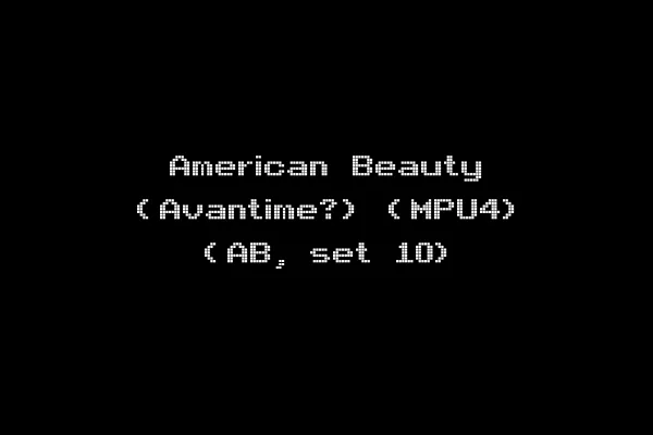 American Beauty (Avantime?) (MPU4) (AB, set 10)