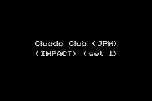 Cluedo Club (JPM) (IMPACT) (set 1)
