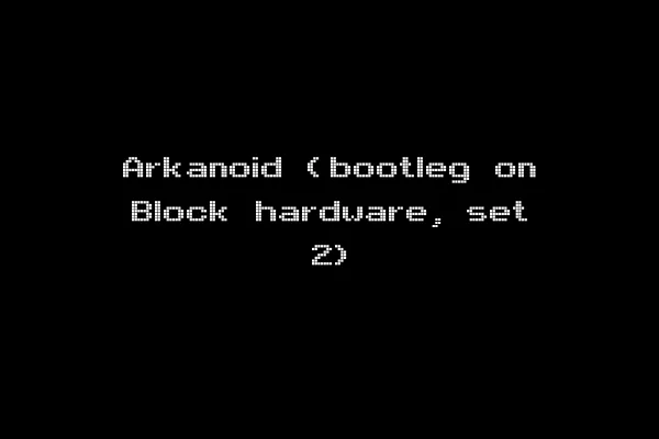 Arkanoid (bootleg on Block hardware, set 2)