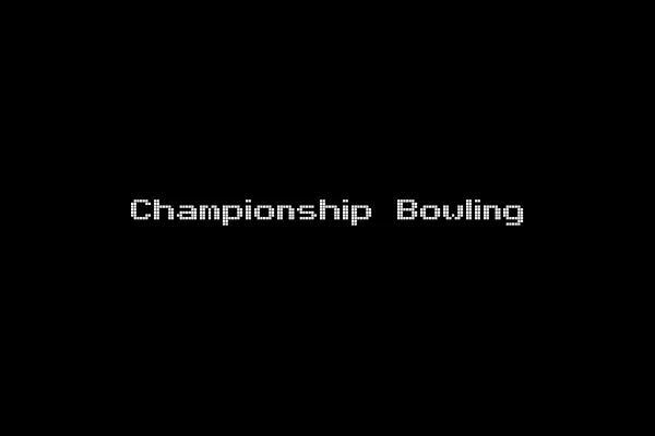 Championship Bowling