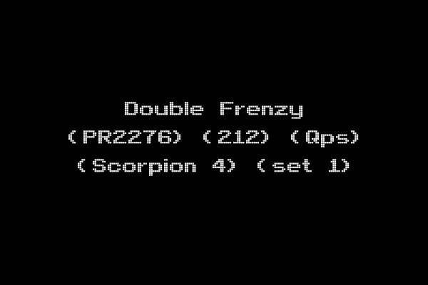 Double Frenzy (PR2276) (212) (Qps) (Scorpion 4) (set 1)
