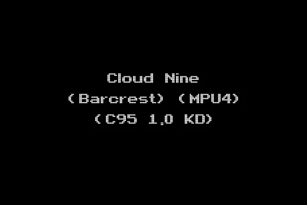 Cloud Nine (Barcrest) (MPU4) (C95 1.0 KD)