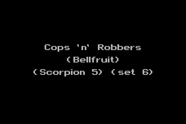 Cops 'n' Robbers (Bellfruit) (Scorpion 5) (set 6)
