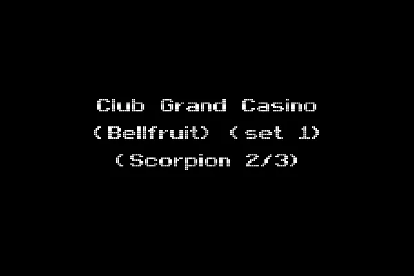 Club Grand Casino (Bellfruit) (set 1) (Scorpion 2/3)