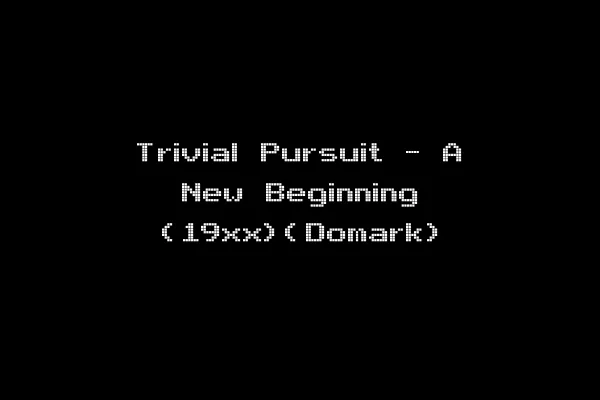 Trivial Pursuit - A New Beginning (19xx)(Domark)
