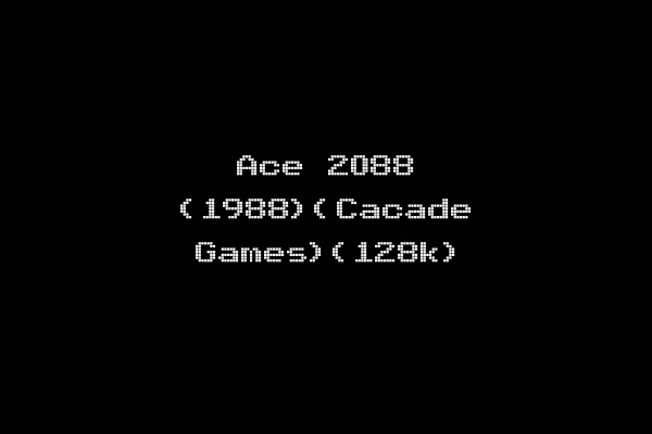 Ace 2088 (1988)(Cacade Games)(128k)