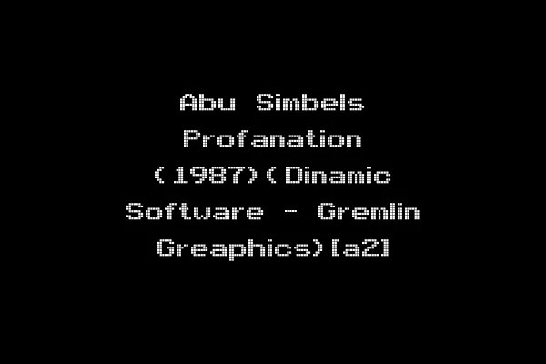 Abu Simbels Profanation (1987)(Dinamic Software - Gremlin Greaphics)[a2]
