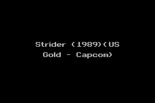 Strider (1989)(US Gold - Capcom)