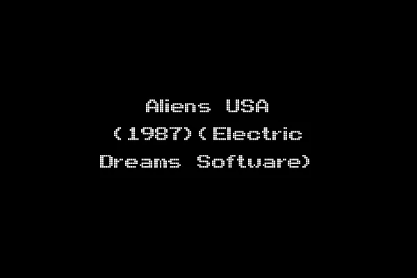 Aliens USA (1987)(Electric Dreams Software)