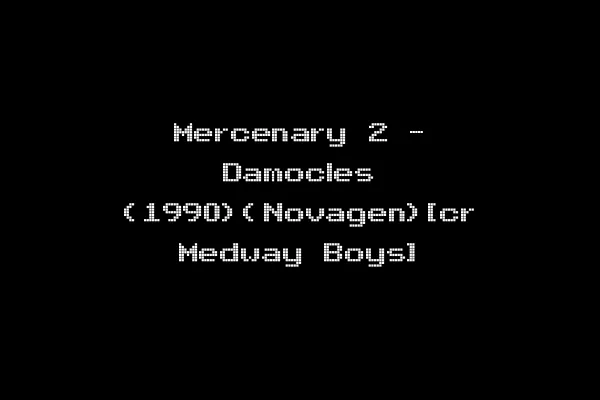 Mercenary 2 - Damocles (1990)(Novagen)[cr Medway Boys]