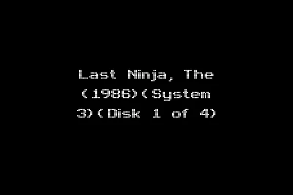 Last Ninja, The (1986)(System 3)(Disk 1 of 4)