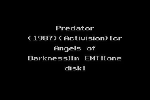 Predator (1987)(Activision)[cr Angels of Darkness][m EMT][one disk]