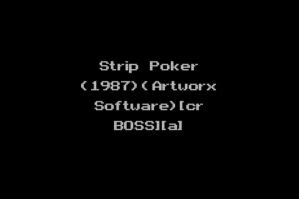 Strip Poker (1987)(Artworx Software)[cr BOSS][a]