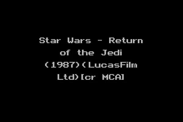 Star Wars - Return of the Jedi (1987)(LucasFilm Ltd)[cr MCA]
