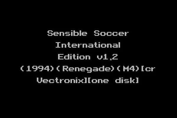 Sensible Soccer International Edition v1.2 (1994)(Renegade)(M4)[cr Vectronix][one disk]