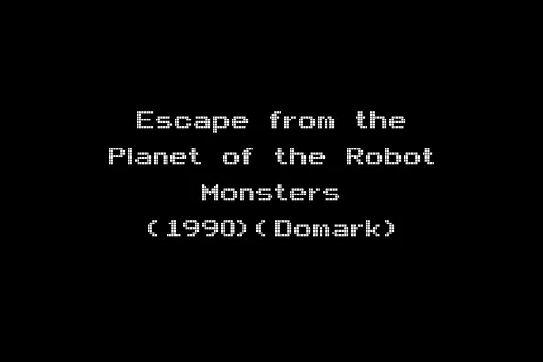 Escape from the Planet of the Robot Monsters (1990)(Domark)