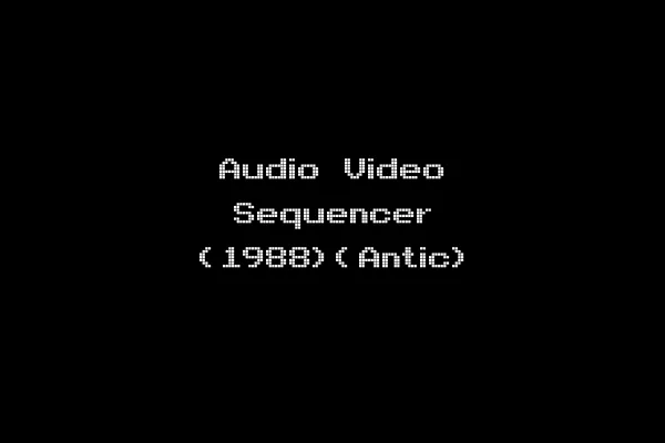 Audio Video Sequencer (1988)(Antic)