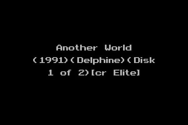 Another World (1991)(Delphine)(Disk 1 of 2)[cr Elite]