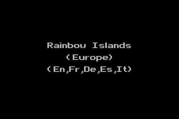 Rainbow Islands (Europe) (En,Fr,De,Es,It)