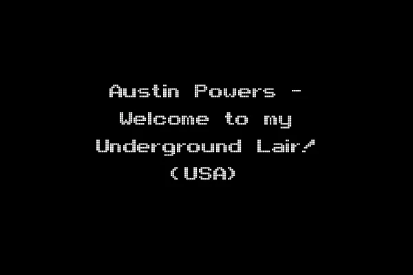 Austin Powers - Welcome to my Underground Lair! (USA)