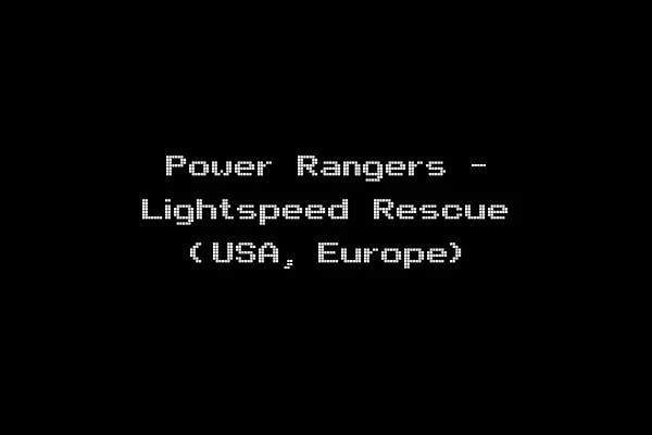 Power Rangers - Lightspeed Rescue (USA, Europe)