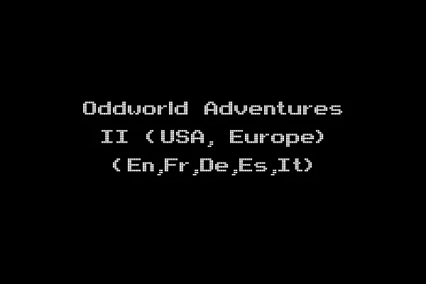 Oddworld Adventures II (USA, Europe) (En,Fr,De,Es,It)