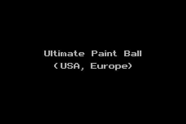 Ultimate Paint Ball (USA, Europe)