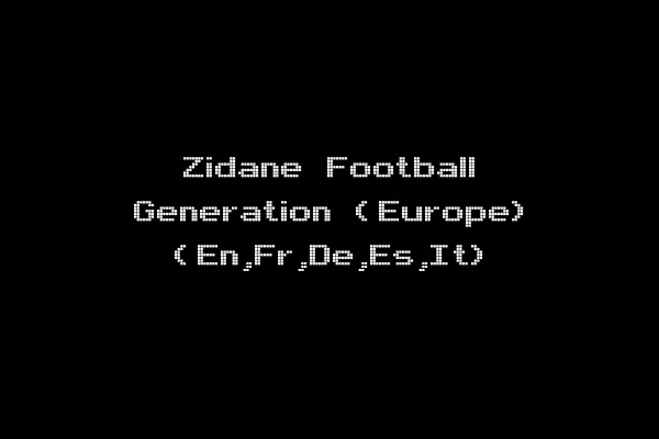 Zidane Football Generation (Europe) (En,Fr,De,Es,It)