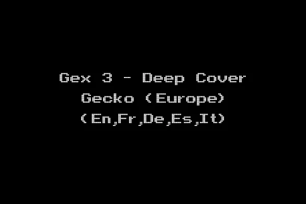 Gex 3 - Deep Cover Gecko (Europe) (En,Fr,De,Es,It)