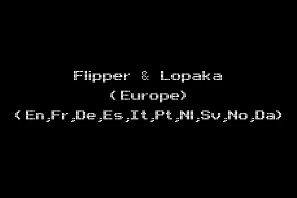 Flipper & Lopaka (Europe) (En,Fr,De,Es,It,Pt,Nl,Sv,No,Da)