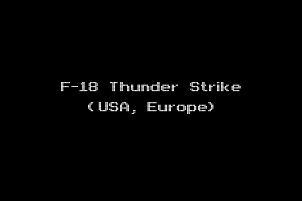 F-18 Thunder Strike (USA, Europe)