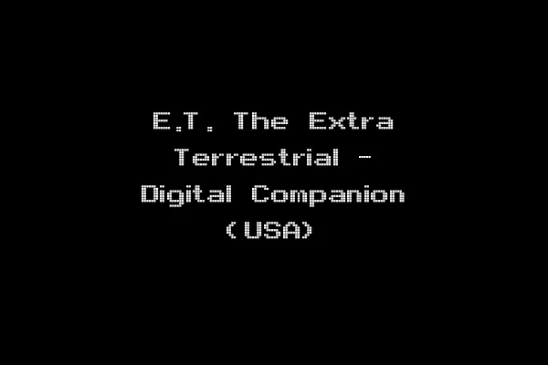 E.T. The Extra Terrestrial - Digital Companion (USA)