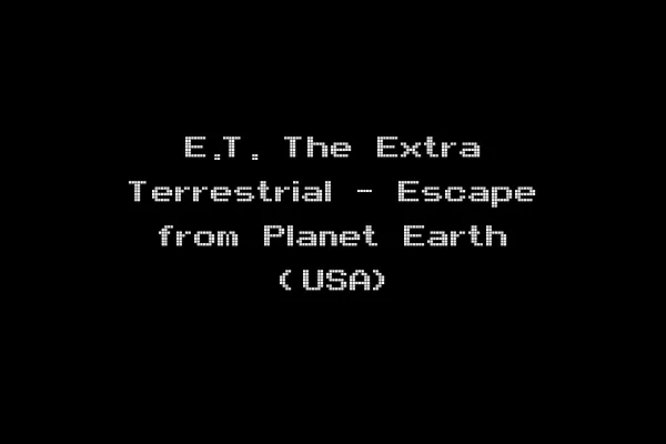 E.T. The Extra Terrestrial - Escape from Planet Earth (USA)