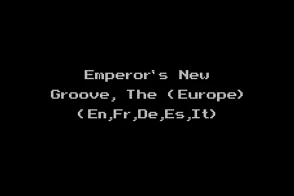 Emperor's New Groove, The (Europe) (En,Fr,De,Es,It)