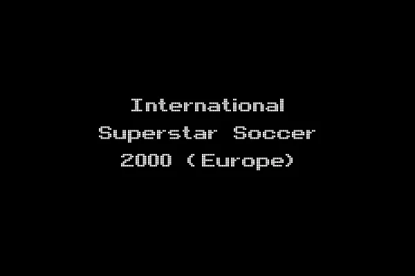 International Superstar Soccer 2000 (Europe)