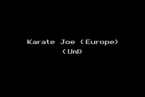 Karate Joe (Europe) (Unl)