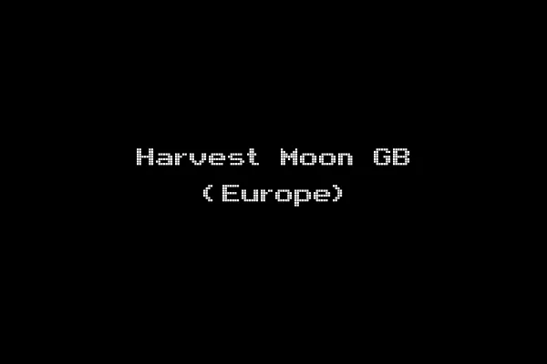 Harvest Moon GB (Europe)