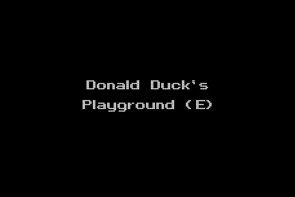 Donald Duck's Playground (E)