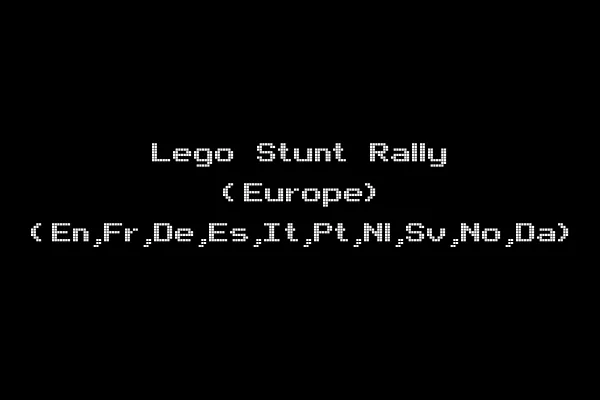 Lego Stunt Rally (Europe) (En,Fr,De,Es,It,Pt,Nl,Sv,No,Da)
