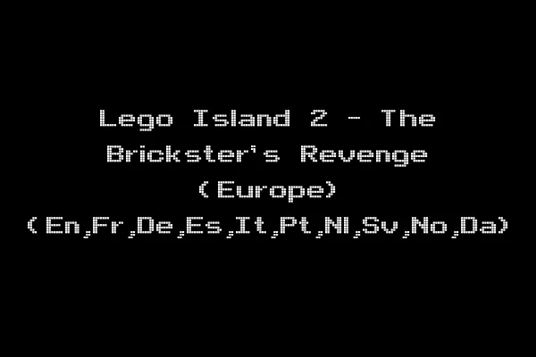 Lego Island 2 - The Brickster's Revenge (Europe) (En,Fr,De,Es,It,Pt,Nl,Sv,No,Da)