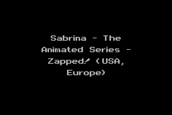 Sabrina - The Animated Series - Zapped! (USA, Europe)