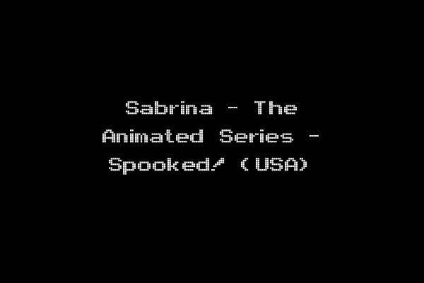 Sabrina - The Animated Series - Spooked! (USA)