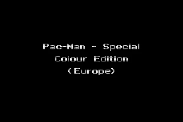 Pac-Man - Special Colour Edition (Europe)