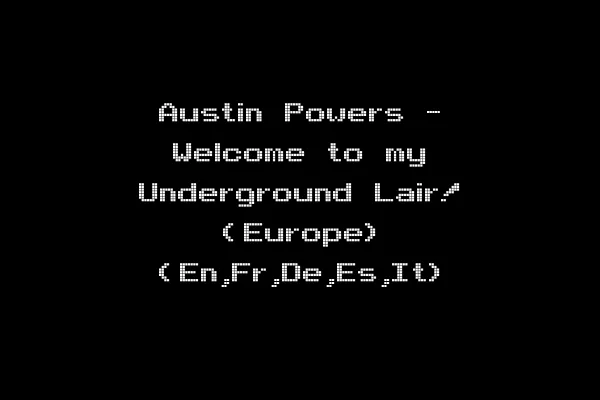 Austin Powers - Welcome to my Underground Lair! (Europe) (En,Fr,De,Es,It)