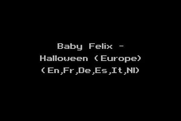 Baby Felix - Halloween (Europe) (En,Fr,De,Es,It,Nl)