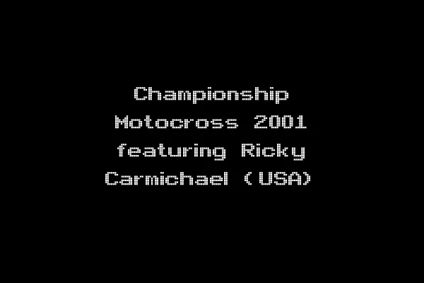 Championship Motocross 2001 featuring Ricky Carmichael (USA)