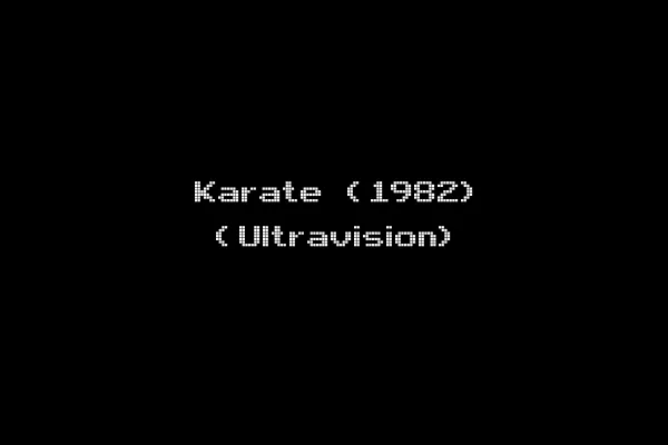 Karate (1982) (Ultravision)
